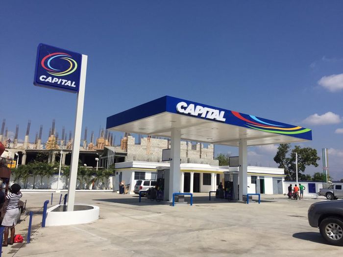 Capital service station equipped by Temco